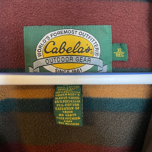 Mens field jacket XL, Cabelas jacket, Heavyweight Mens Jacket, Mens Winter Coat - Picture 4 of 10